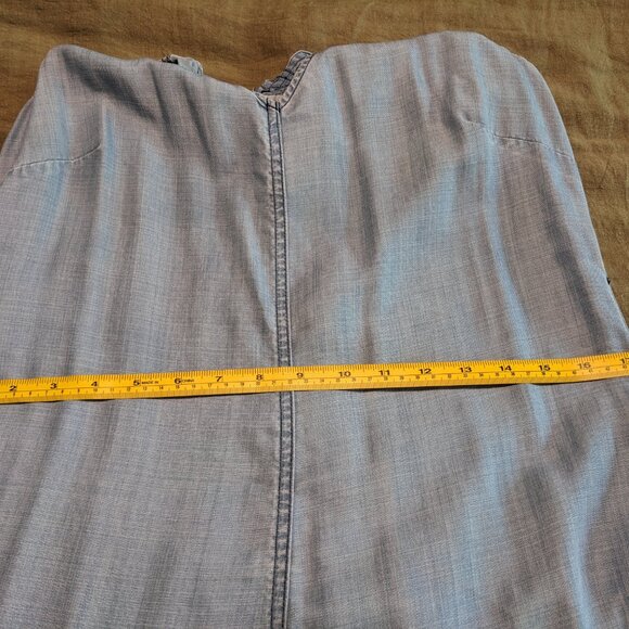 Lightweight Light Wash Denim Dress - Picture 3 of 7